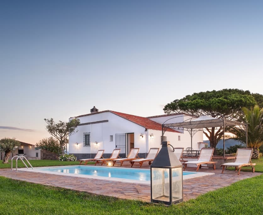 Coastal villa view