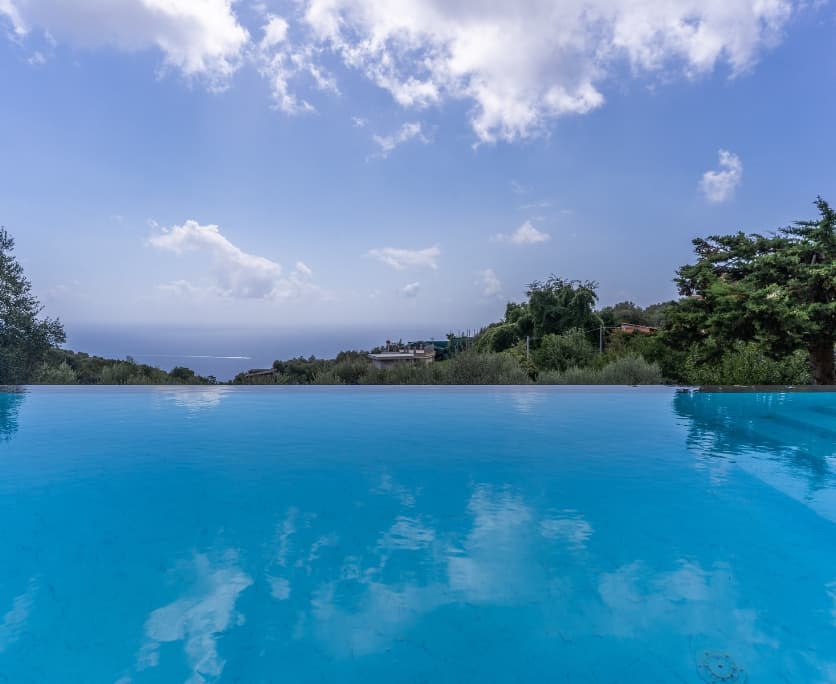 Poolside terrace