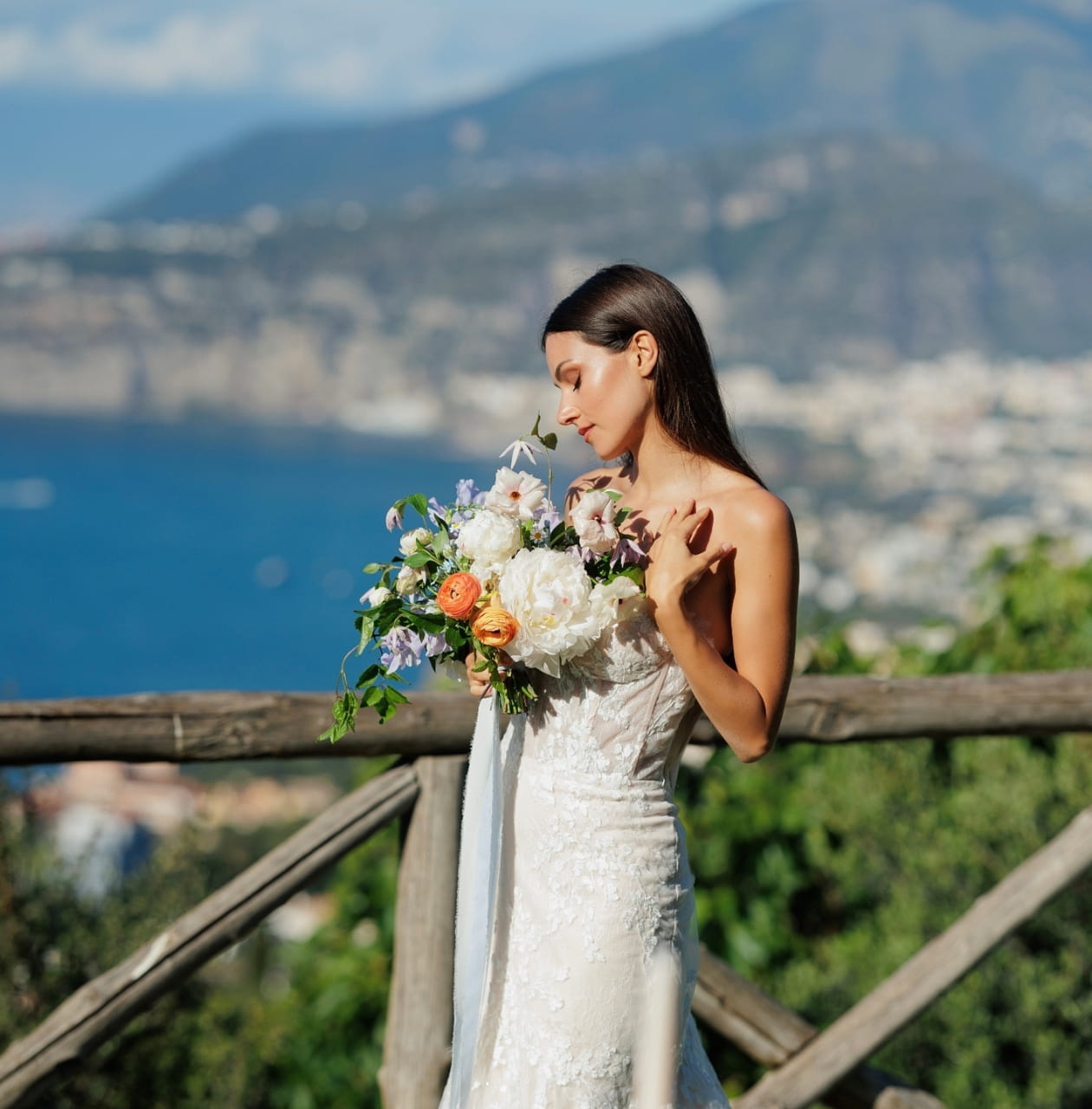 Wedding villa setting on the Amalfi Coast