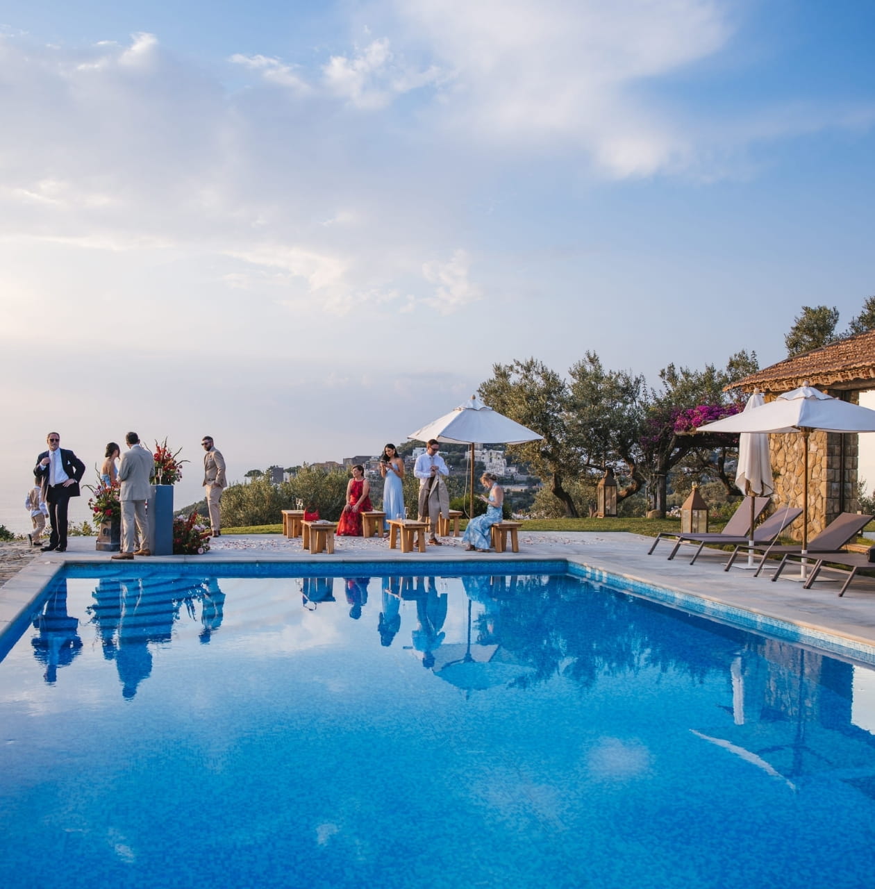 Wedding setting at Casale La Torre