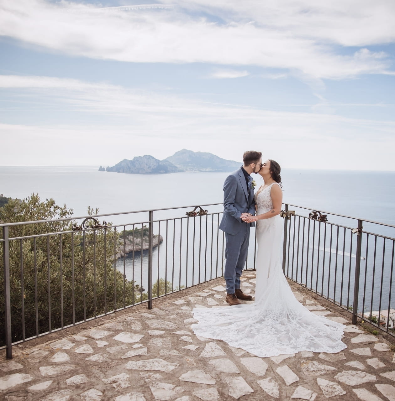Wedding setting at Villa Dafne