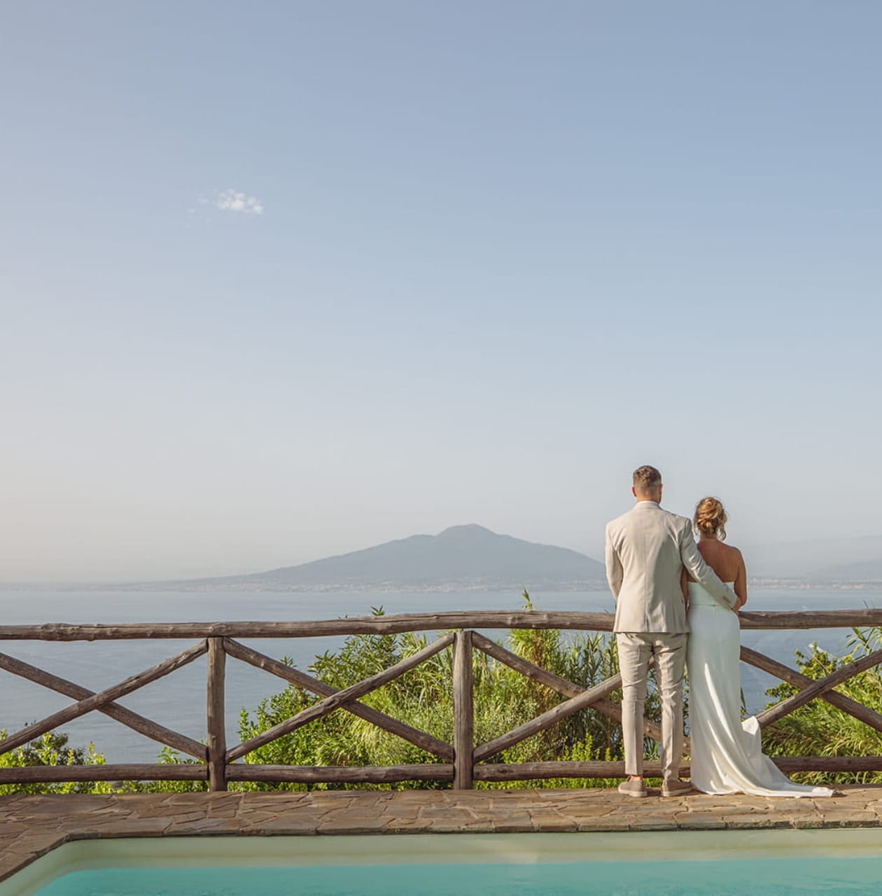 Wedding setting at Villa Giulia